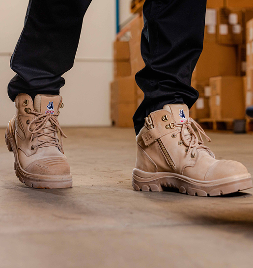 warehouse work boots