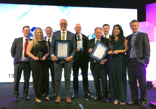 WA Industry & Export Awards_Steel Blue Team. 1600px cropped