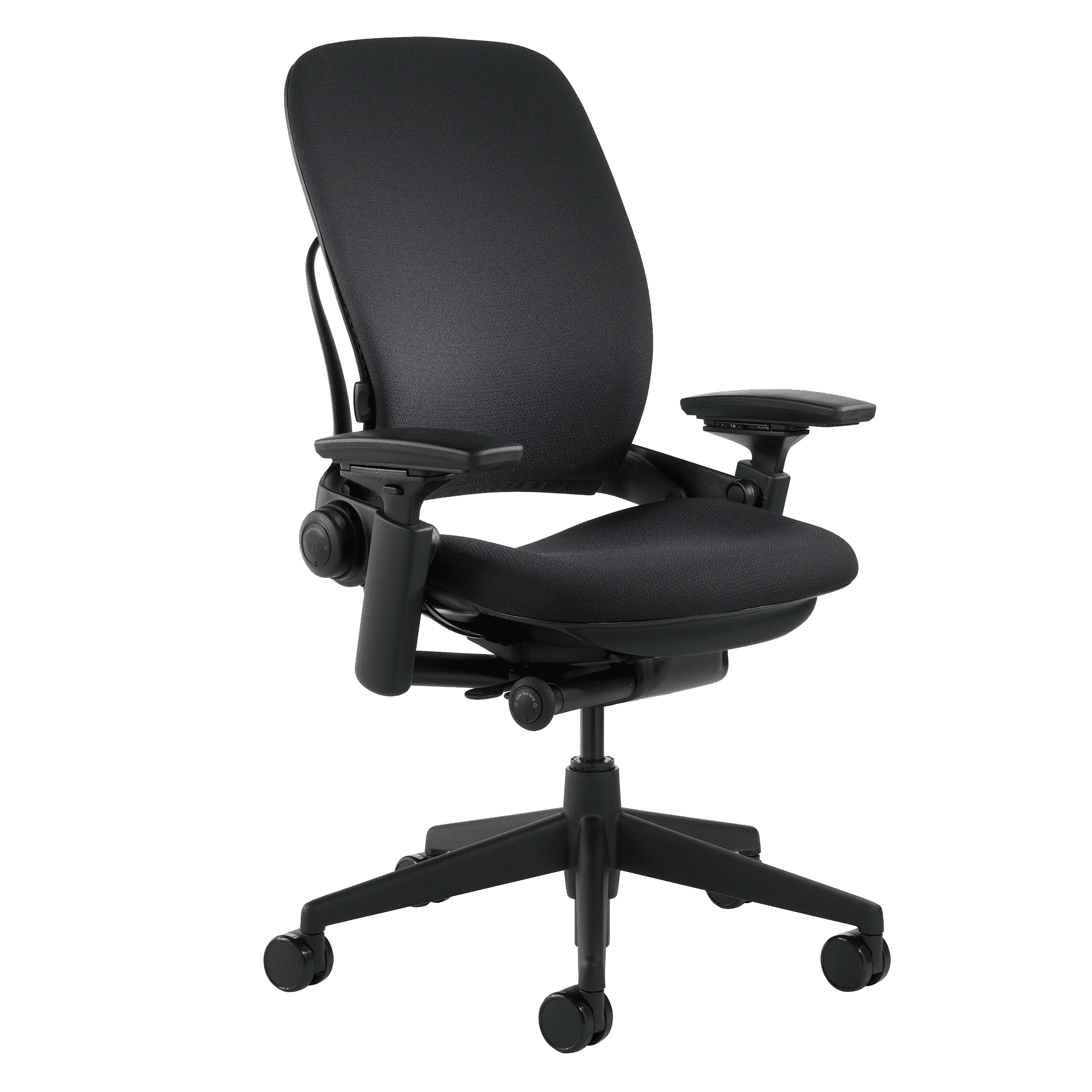 Headrest Steelcase Leap Task Chair: Platinum Base Standard Carpet Casters 4D Adjustable Arms Headrest Steelcase Leap Task Chair: Platinum Base Standard Carpet Casters 4D Adjustable Arms