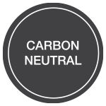 Steel Vintage carbon neutral badge