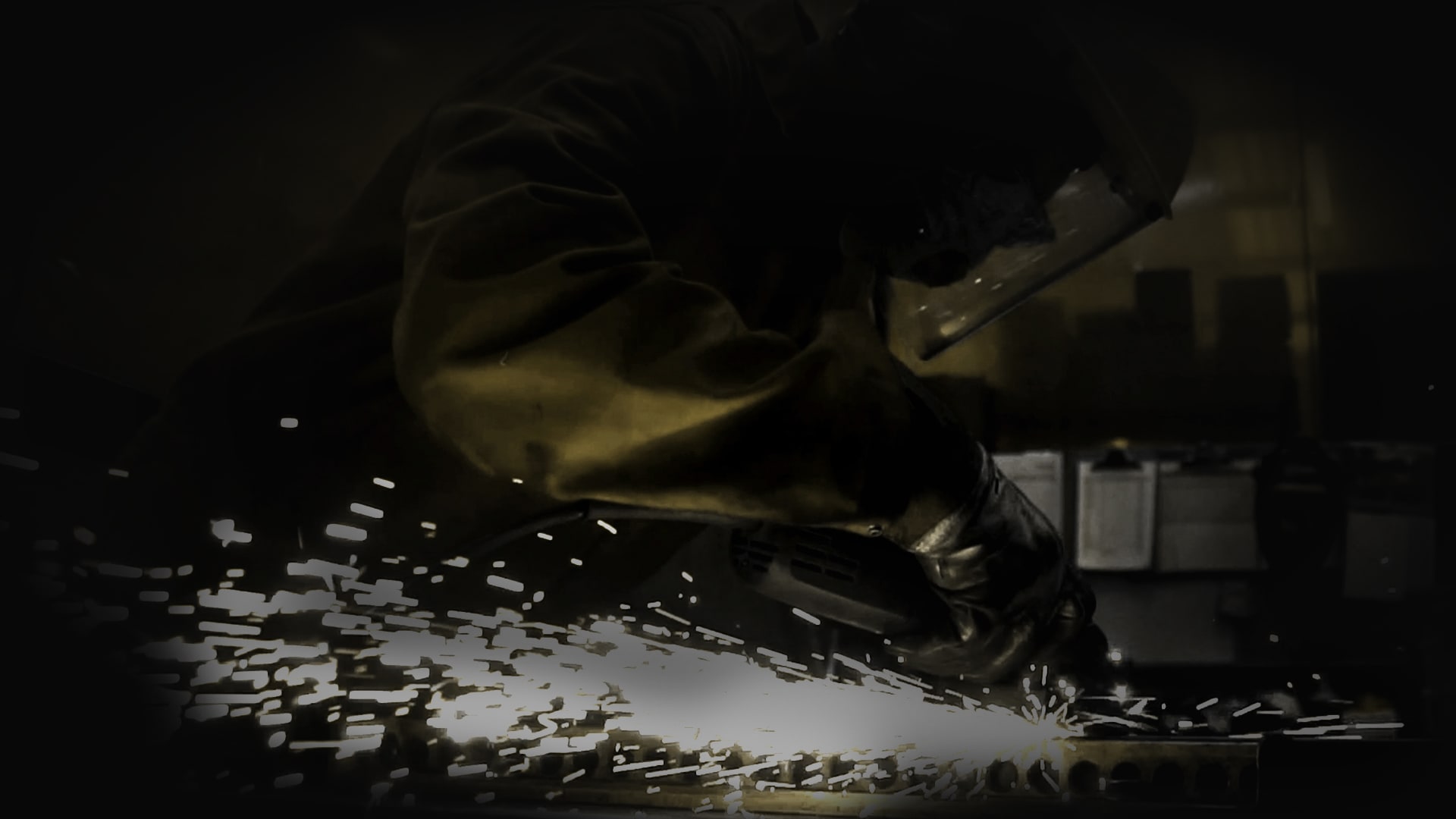 Steel Vintage employee welding