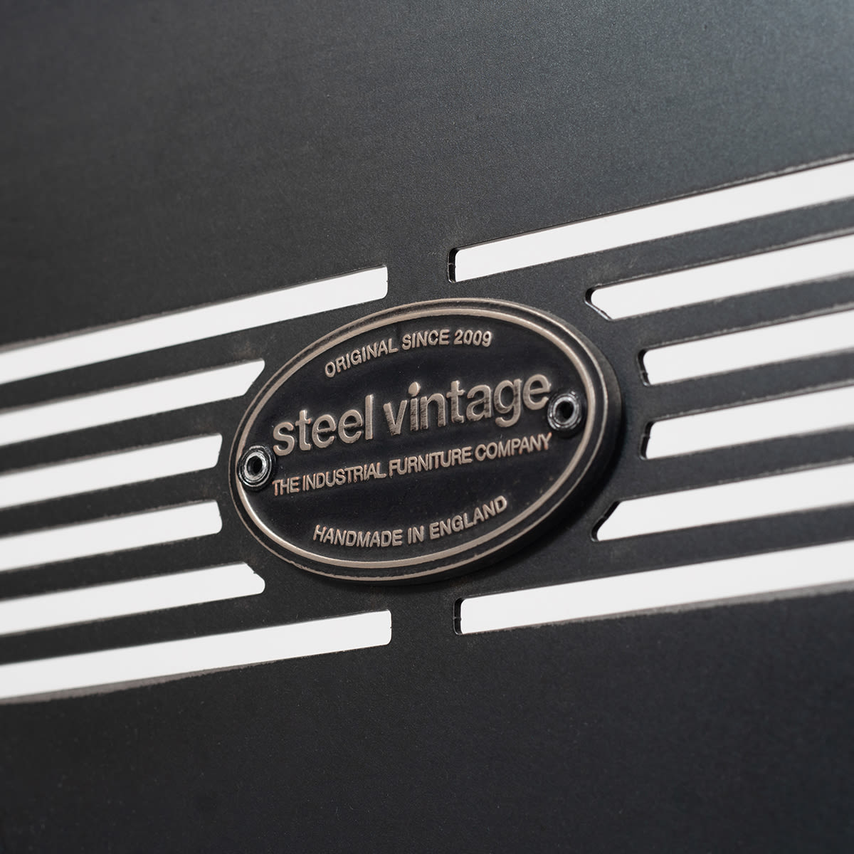 Steel Vintage Factory Unit Filling Trolly Badge