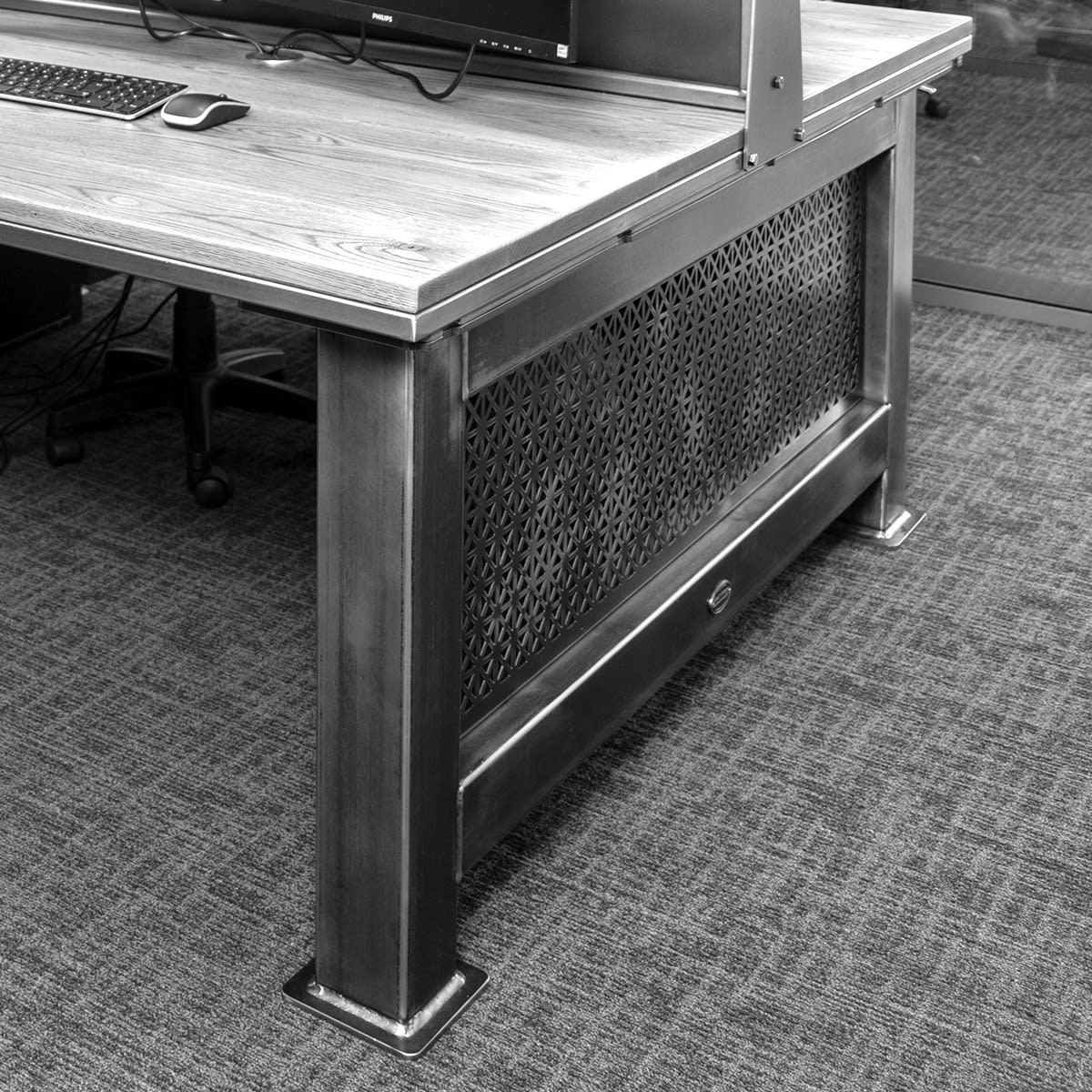 Steel Vintage - Grand Artisan Desk - Industrial Furniture