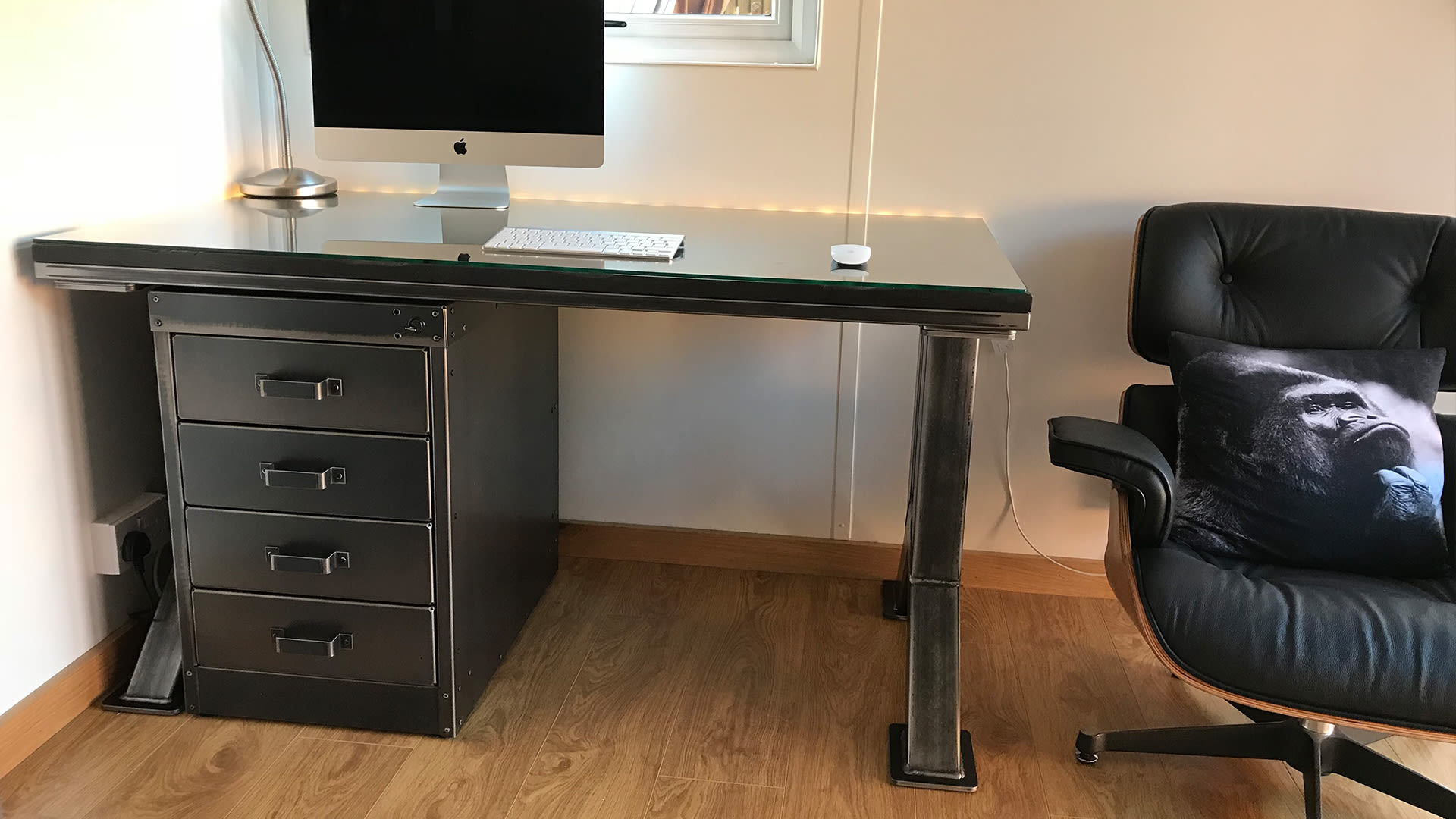 Steel Vintage Testimonial - Jason Engineering desk