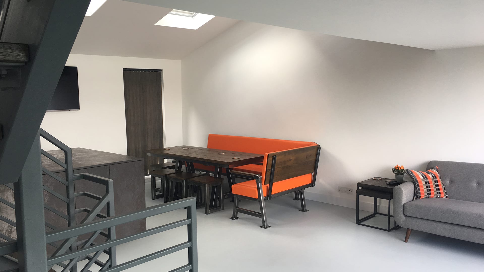 Steel Vintage Testimonial - Mark Grand Architects Table