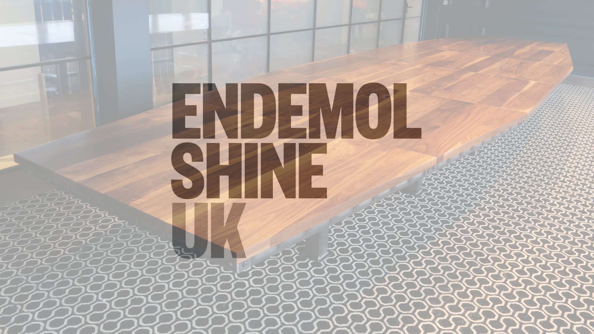 Steel Vintage | Case Study - Endemol Shine | Industrial Walnut Boardroom Table