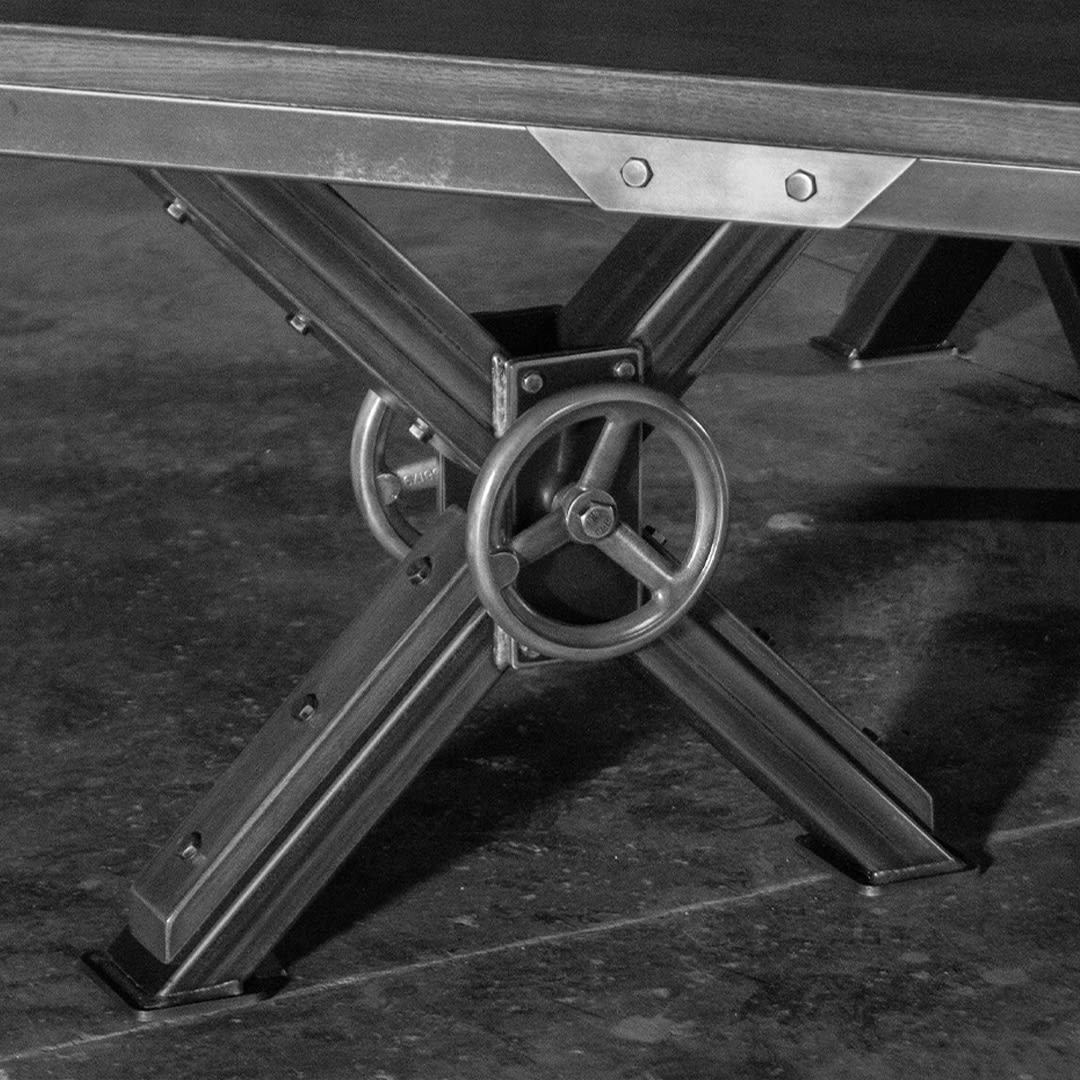 SV STEAMPUNK STYLE LARGE BOARDROOM TABLE BW