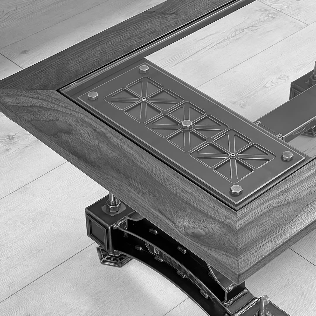 SV Brunel coffee table V2 in showroom black and white