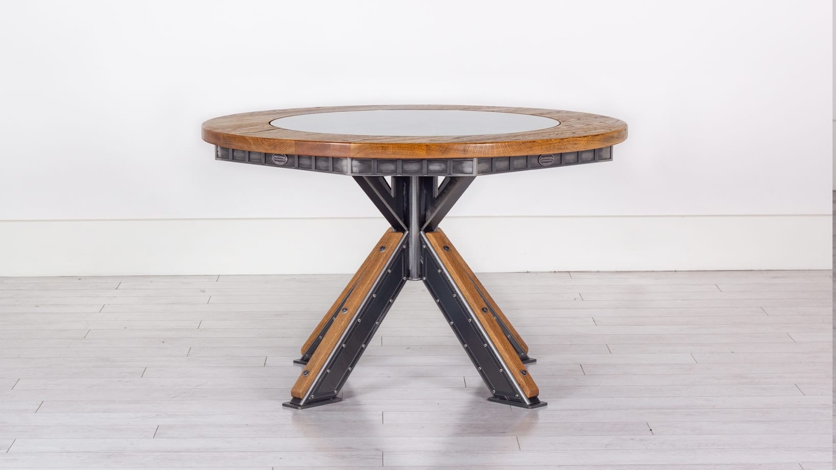 The Steampunk Table Bespoke Industrial Vintage Table Steel Vintage