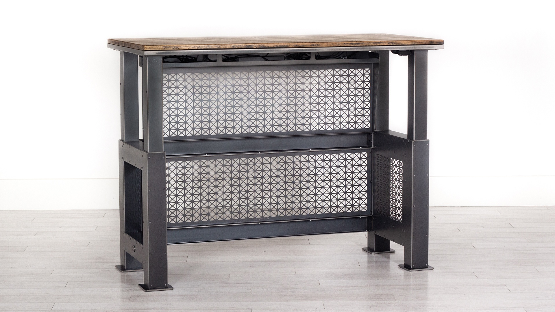 The Grand Artisan Height Adjustable Desk - V1 | Steel Vintage