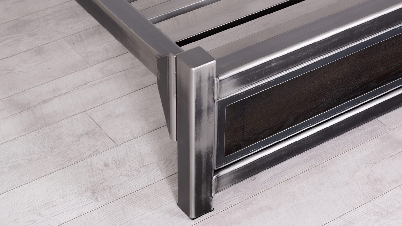 The Carpenters Bed Industrial Design Handmade UK Steel Vintage