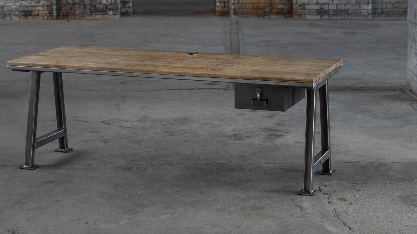 The Architects Desk | Industrial Desk for Architects | Steel Vintage