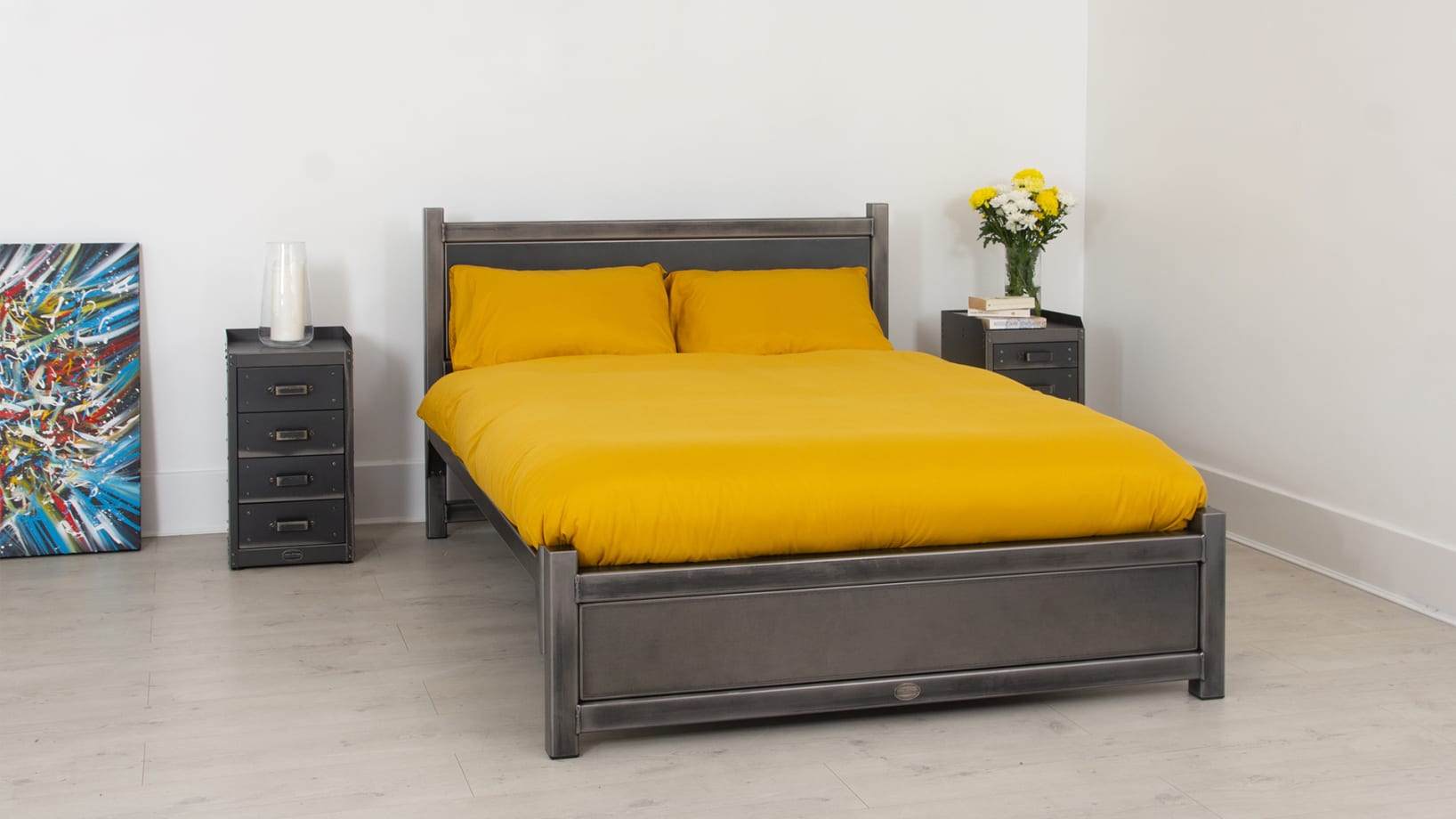 The Engineering Bed Industrial Bed Design Steel Vintage