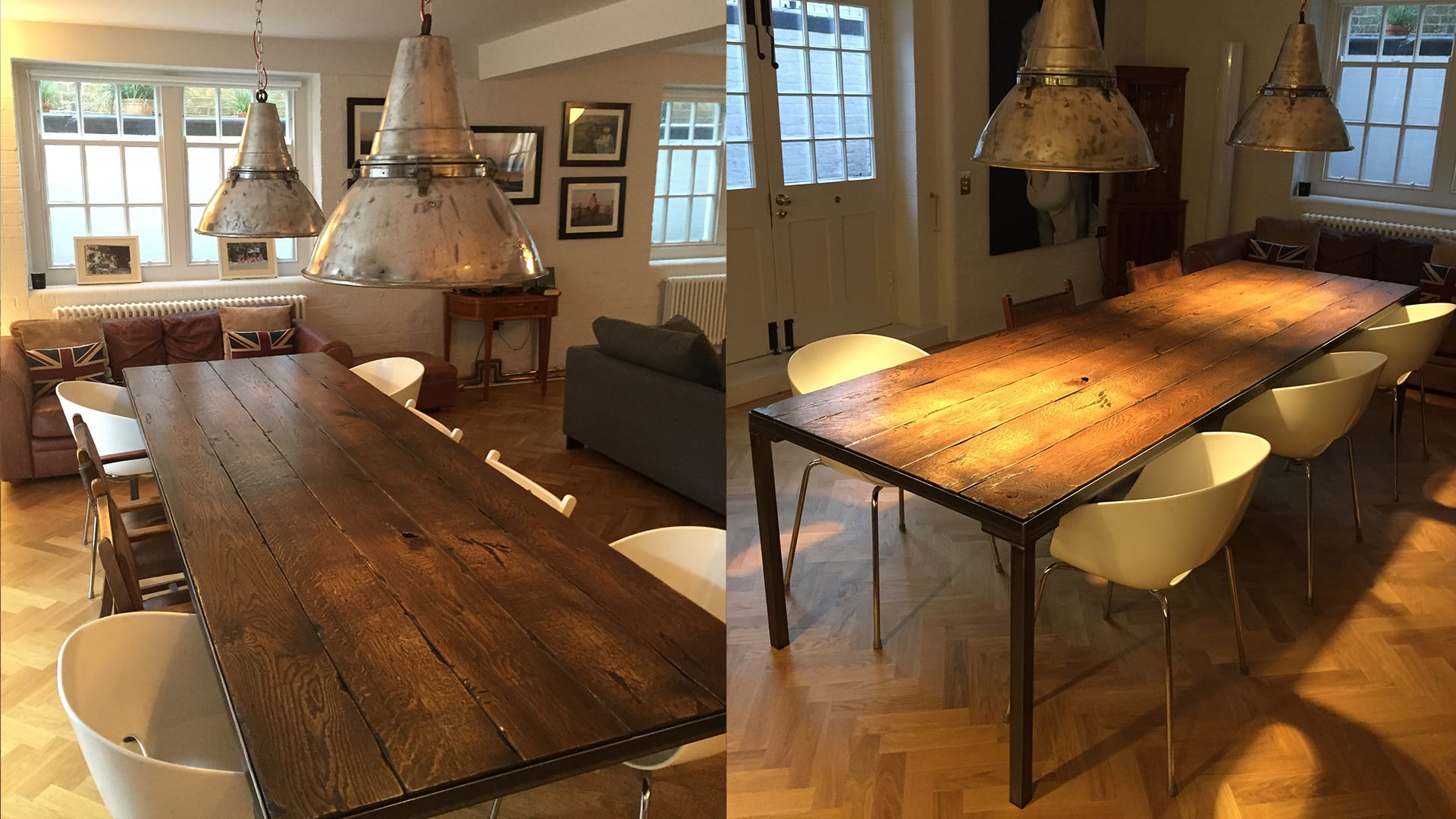 Steel Vintage Testimonial - Stuart Workshop Table