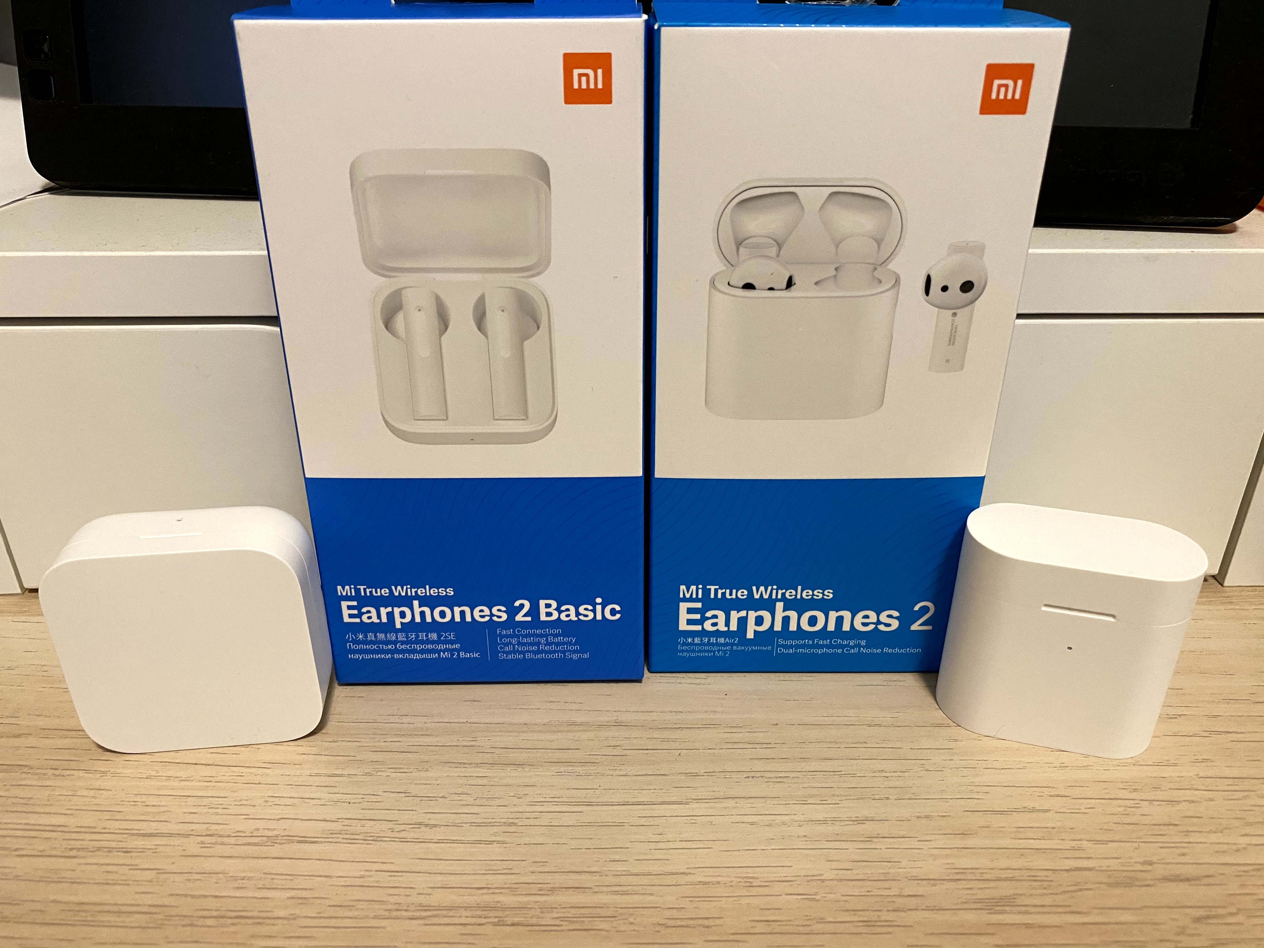 Mi True Wireless Earphones 2 vs Mi True Wireless Earphones 2 Basic: il confronto