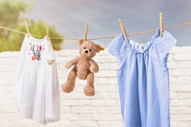 05 steiff keldung und teddy trocknen