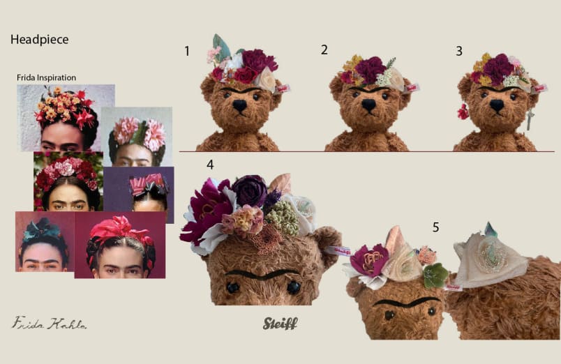 Frida Kahlo Corporation designs Steiff Teddy Bear