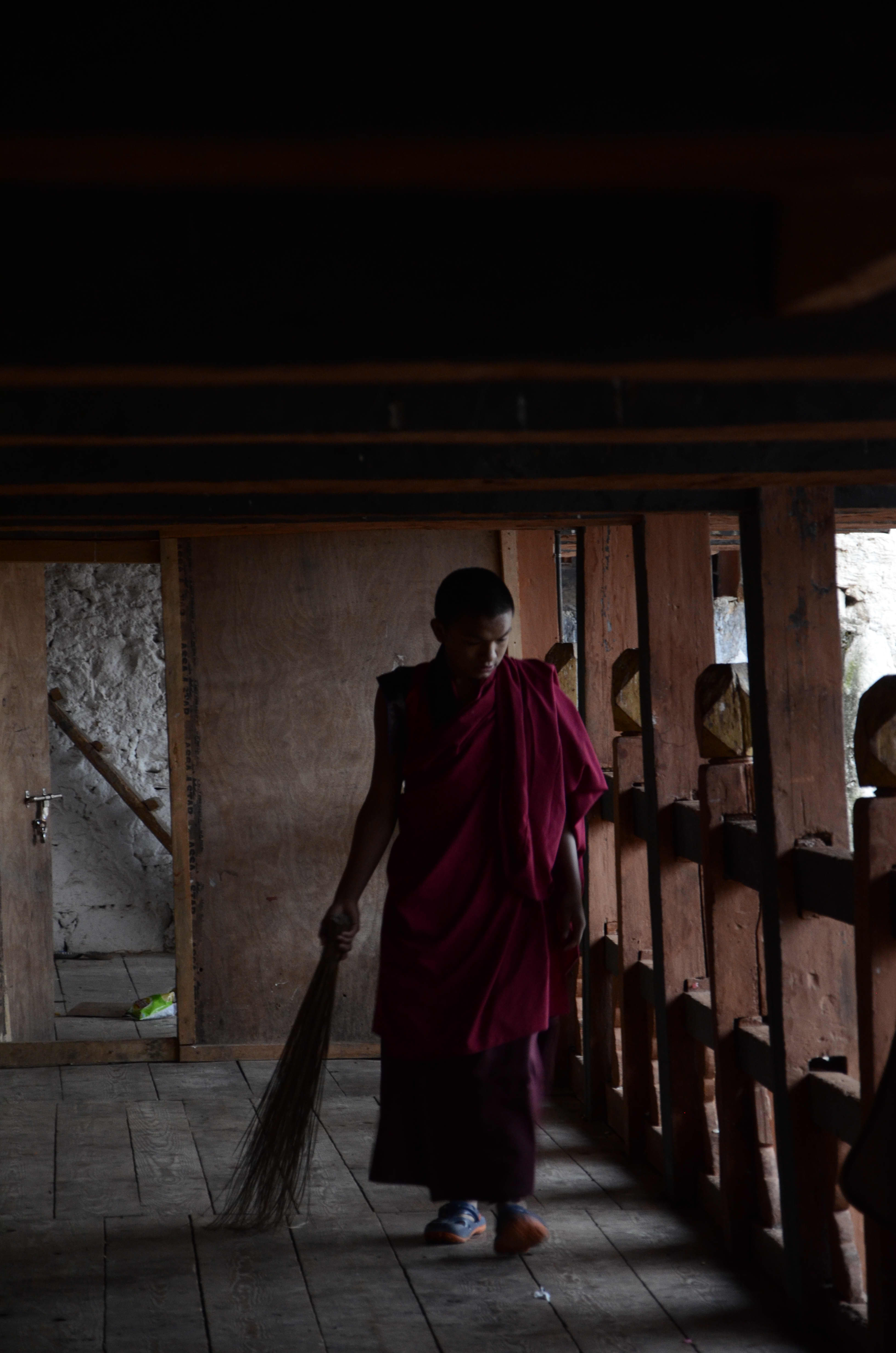 Monk, Sweeping