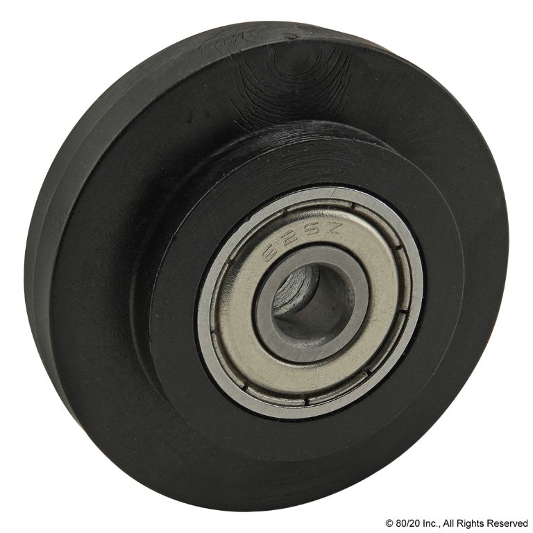 Roller Wheel with Ball Bearing Hub