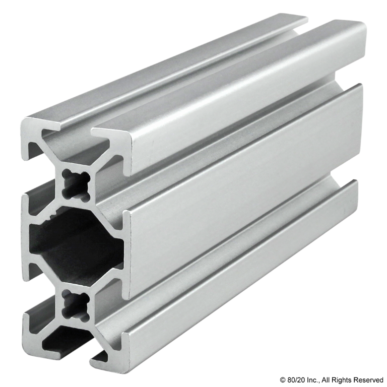 20mm X 40mm T-Slotted Profile - Six Open T-Slots #20-2040