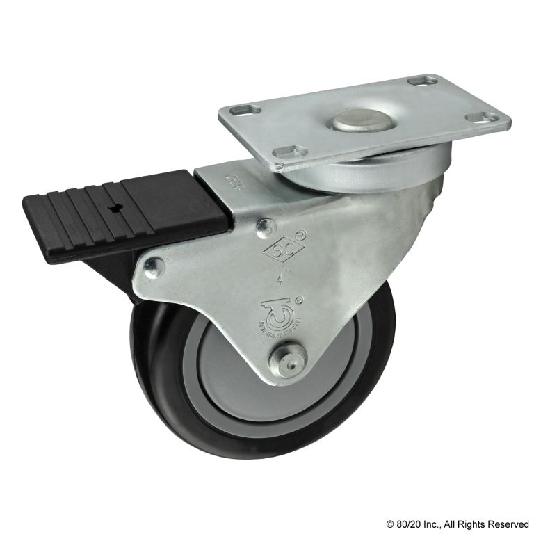 Deluxe Flange Mount Swivel Caster