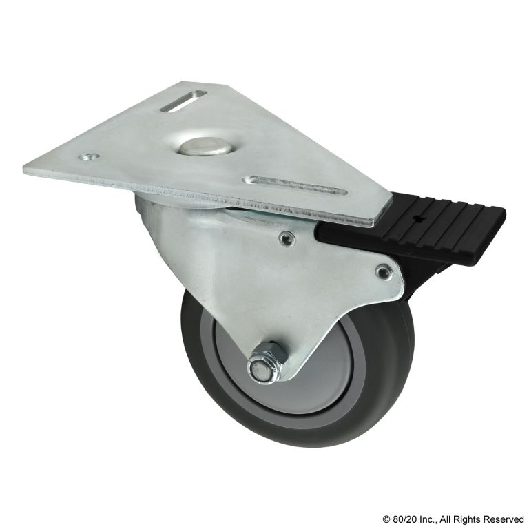 Triangular Top Plate Caster