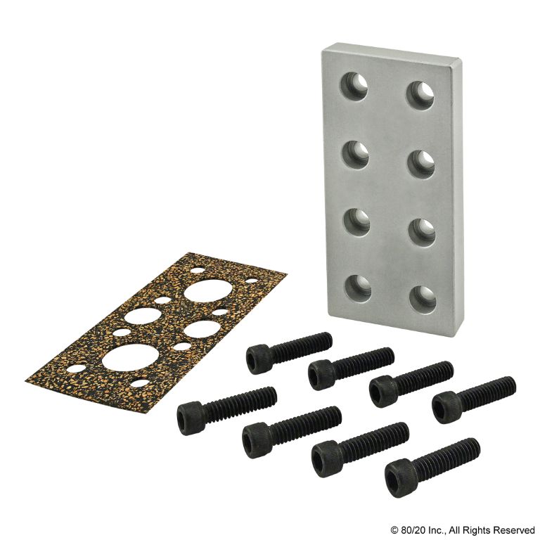 8-Hole Pressure Manifold Stopper Plate