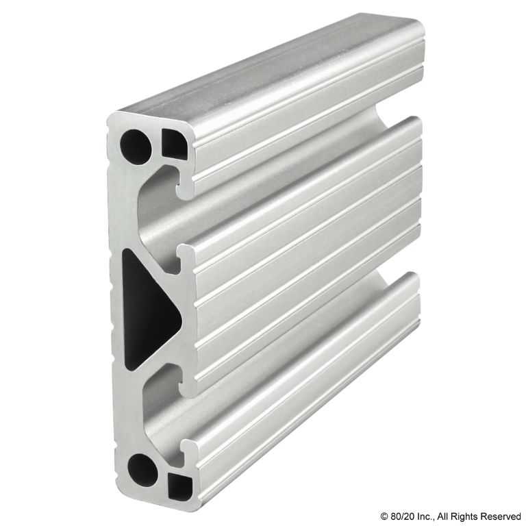 3.00" X .75" Lite T-Slotted Profile - Two Adjacent Open T-Slots #3034-Lite