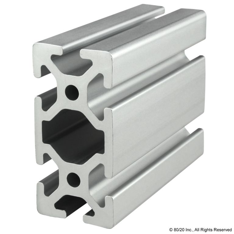 40mm X 80mm T-Slotted Profile - Six Open T-Slots #40-4080