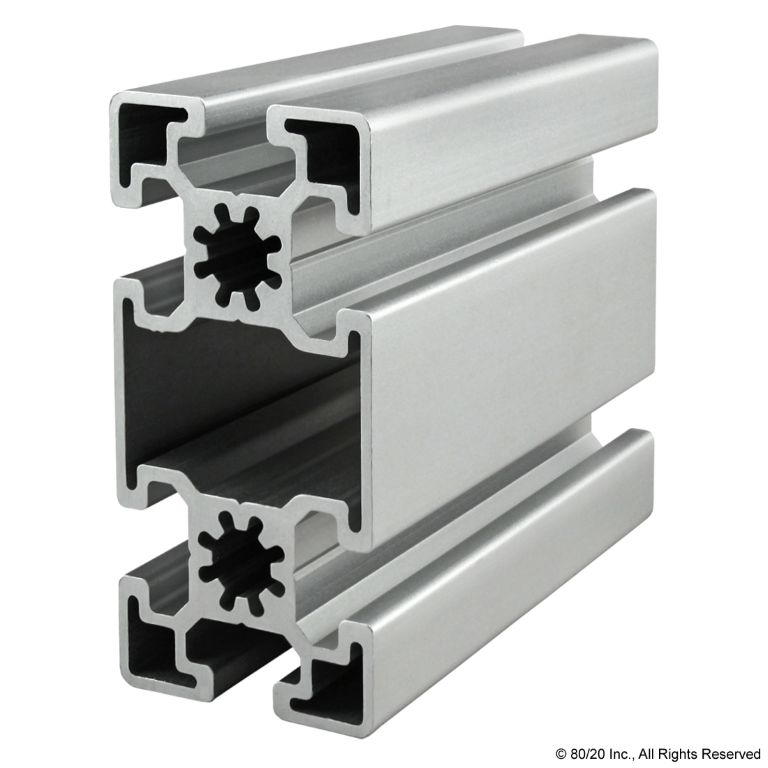 45mm X 90mm T-Slotted Profile - Six Open T-Slots #45-4590