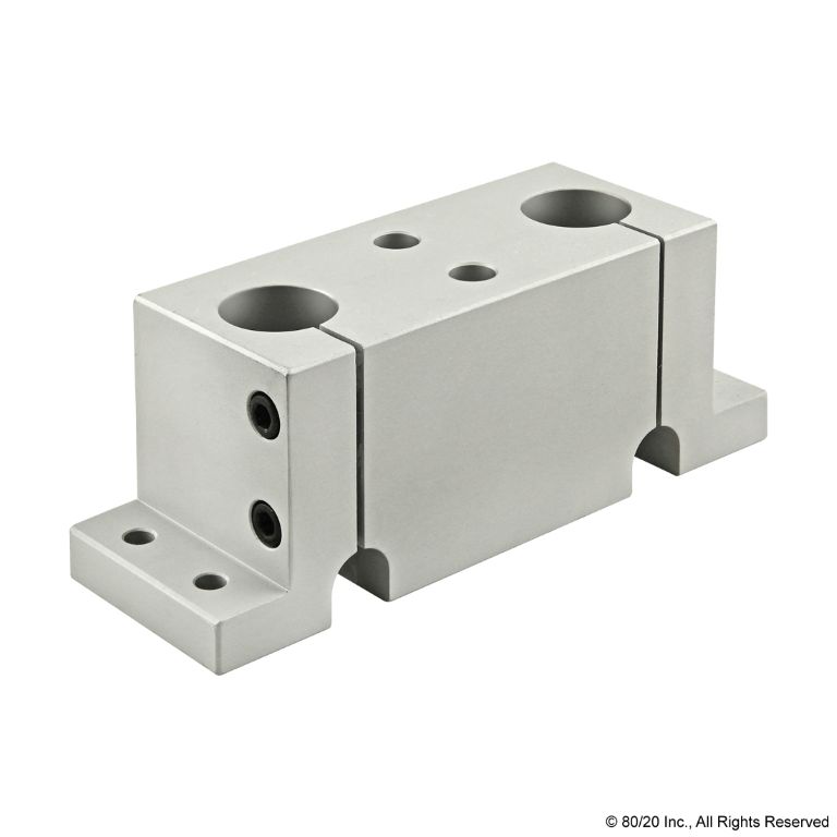 Double Shaft Stanchion Base