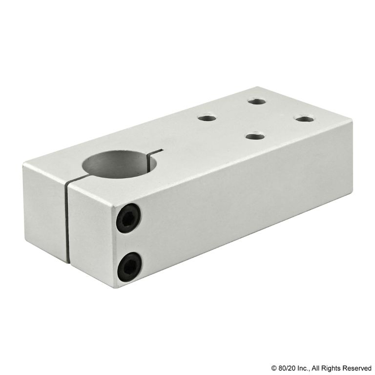 Single Shaft Pre-Drilled Stanchion Mounting Plate