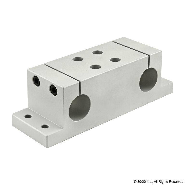 Double Shaft Stanchion Mounting Block