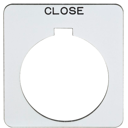 Pushbutton & Switch Legend Plates