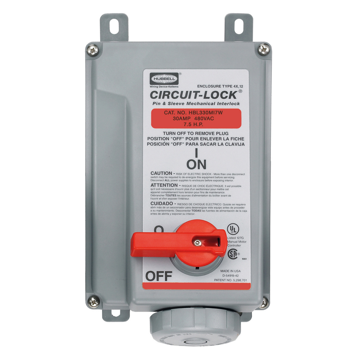 Circuit-Lock IEC Pin and Sleeve Mechanical Interlocks