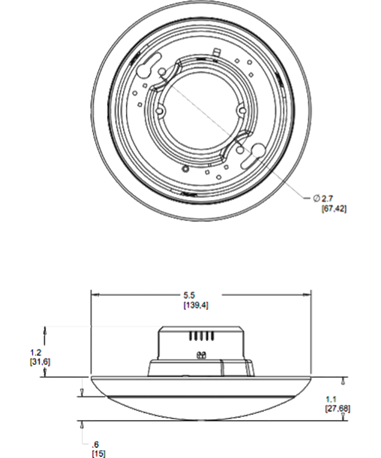 led_kali_flush_4inch_surface_mount_downlight_dimension_2