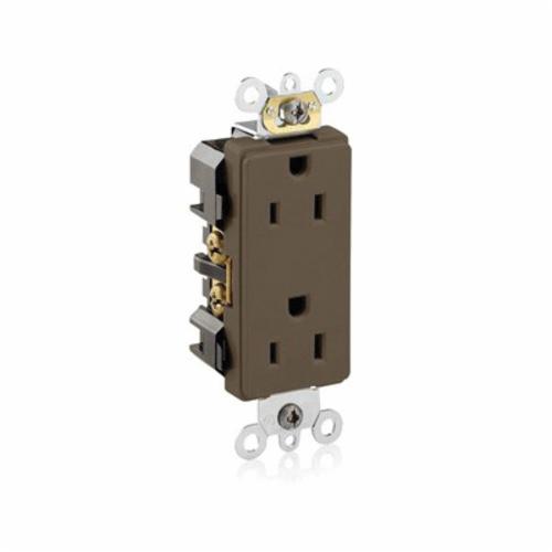 Leviton® 16262 1-Phase Duplex Heavy Duty Self-Grounding Straight Blade ...
