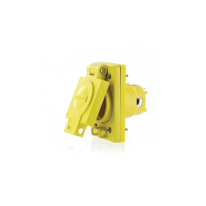 Coperchio Per Interruttore A Levetta Leviton Wetguard &ndash; Giallo, 15A-40A
