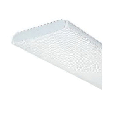 Lithonia Lighting® LB332MVOLT1/3GEB10IS LB3 Low Profile Wraparound Fixture,  3 Fluorescent Lamp, 120 to 277 VAC, Gloss Housing