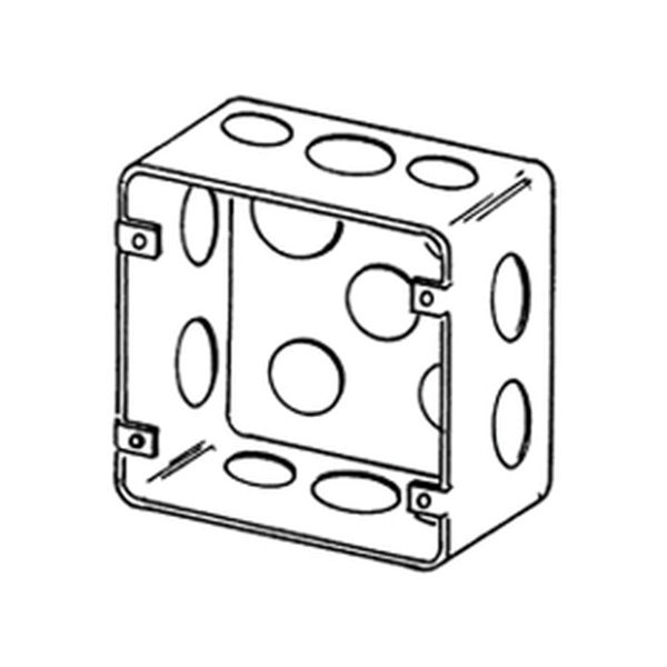Appleton® 4SPJD ETP General Purpose Square Box, 42 cuin, 15 Outlet, 15