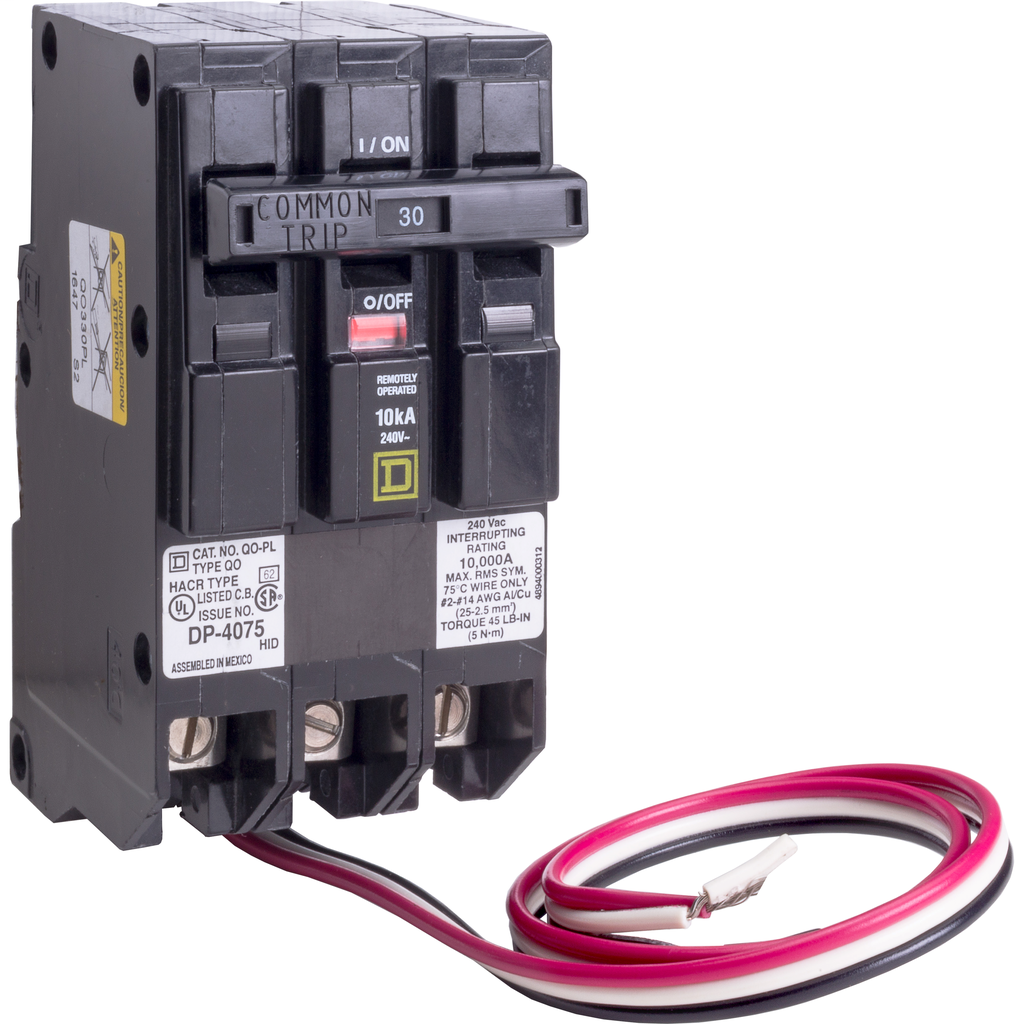 Square D Double Pole 30 Amp QO Plug-On Circuit Breaker