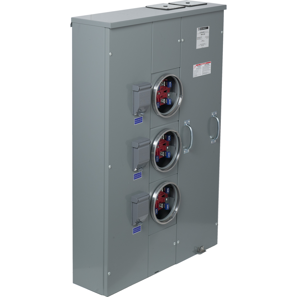 Square D™ METERPAK™ MP43200 Meter Pack, Ring Socket, Overhead