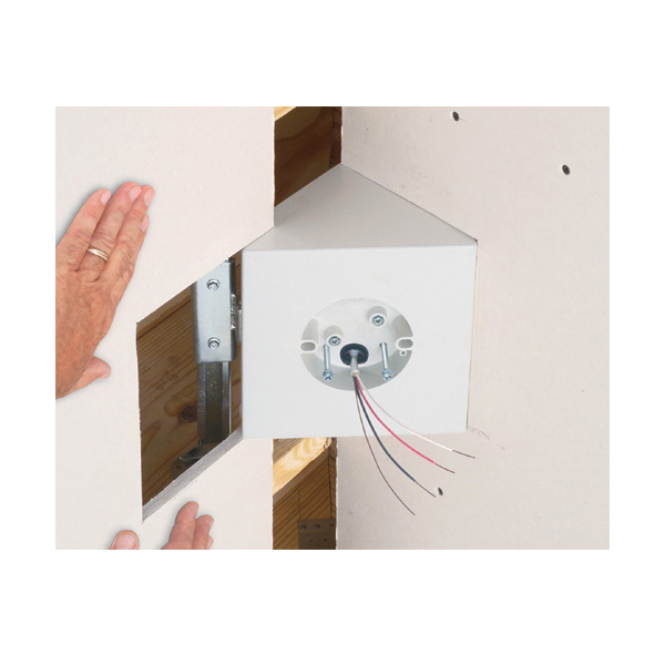 Fan And Fixture Box For Cathedral Ceiling