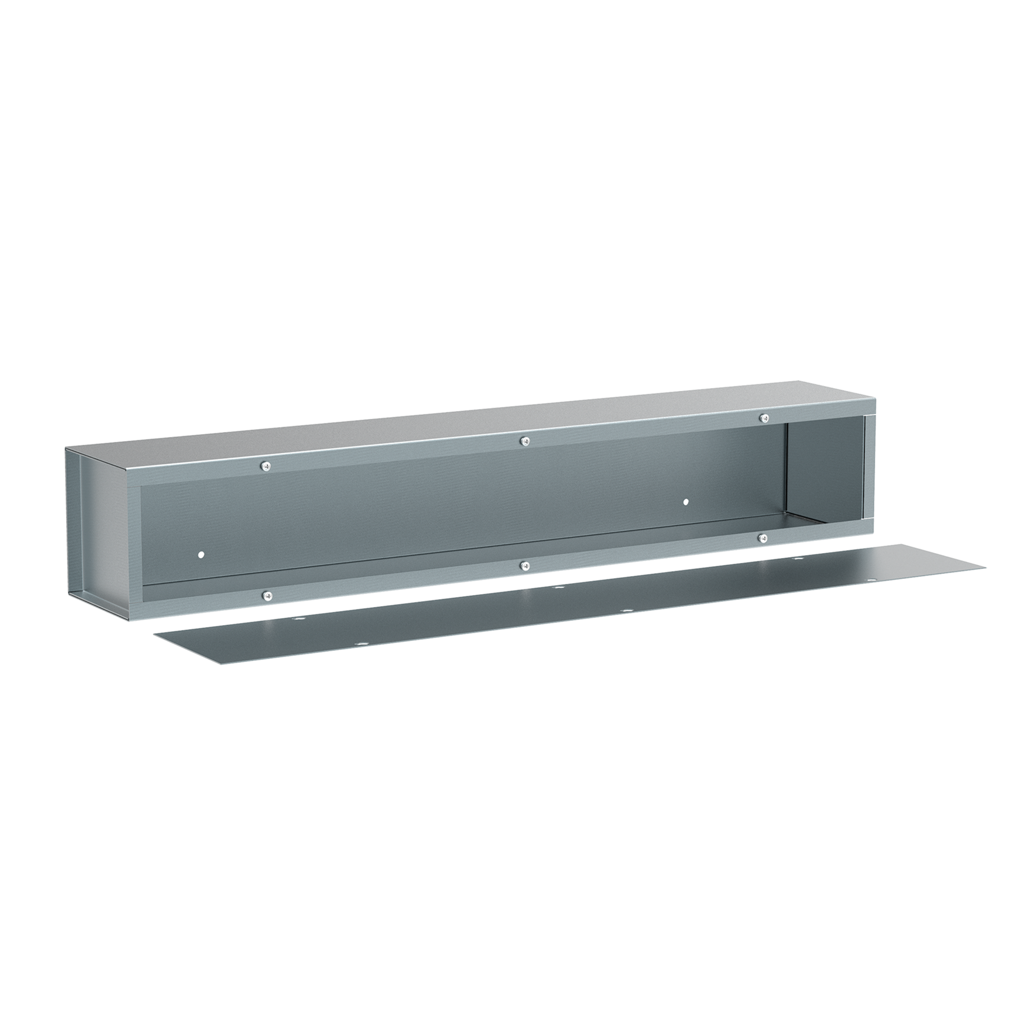 thumbnail image 2 of Hoffman A6612RT Galvanized Wire Trough, NEMA 3R, 6 X 6 X 12 Inches - Rain Tight Enclosure 2 of 13