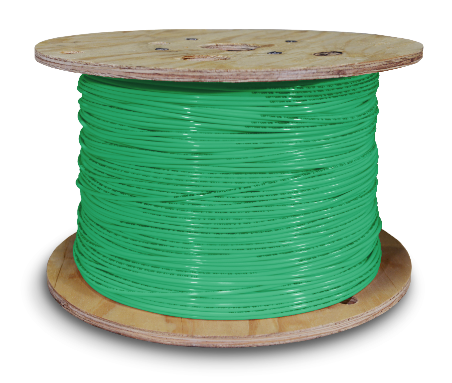 24 AWG Stranded Copper Wire, Green, 100 ft. 78-22445