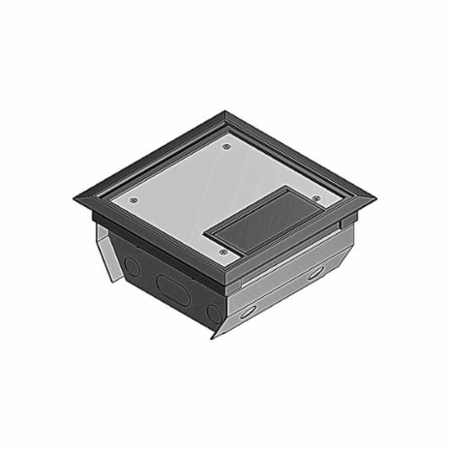 Steel City® AFM-4-BLK AFM-4 Raised Access Floor Module, 3 Gangs, Steel ...