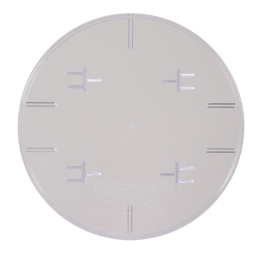 Square D™ Lexan® EZ MeterPak™ 29007 Meter Socket Closing Plate, Lexan