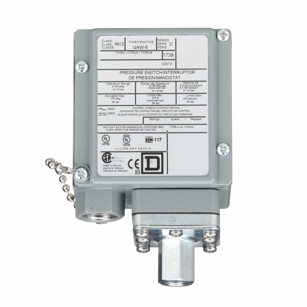 Pressure Control Switches Steiner Electric Company