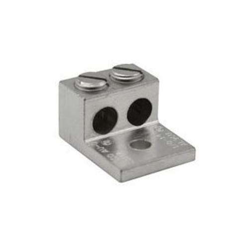 ILSCO® AU0 AU Series Dual Rated Mechanical Terminal Lug, 14 to 1/0 AWG Aluminum/Copper
