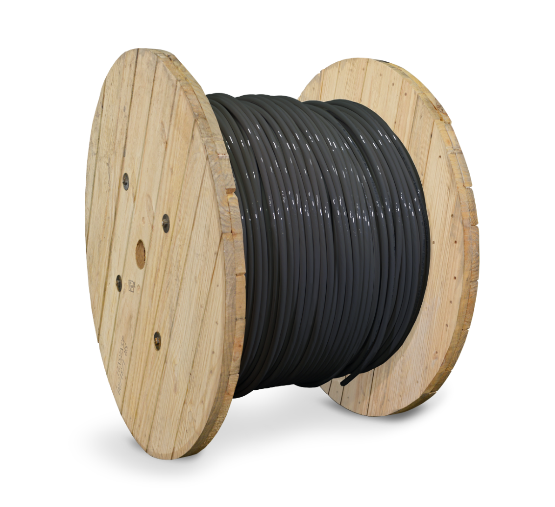 SIMpull 250-ft 1/0-AWG Stranded Black Copper THHN Wire (By-the-roll) at